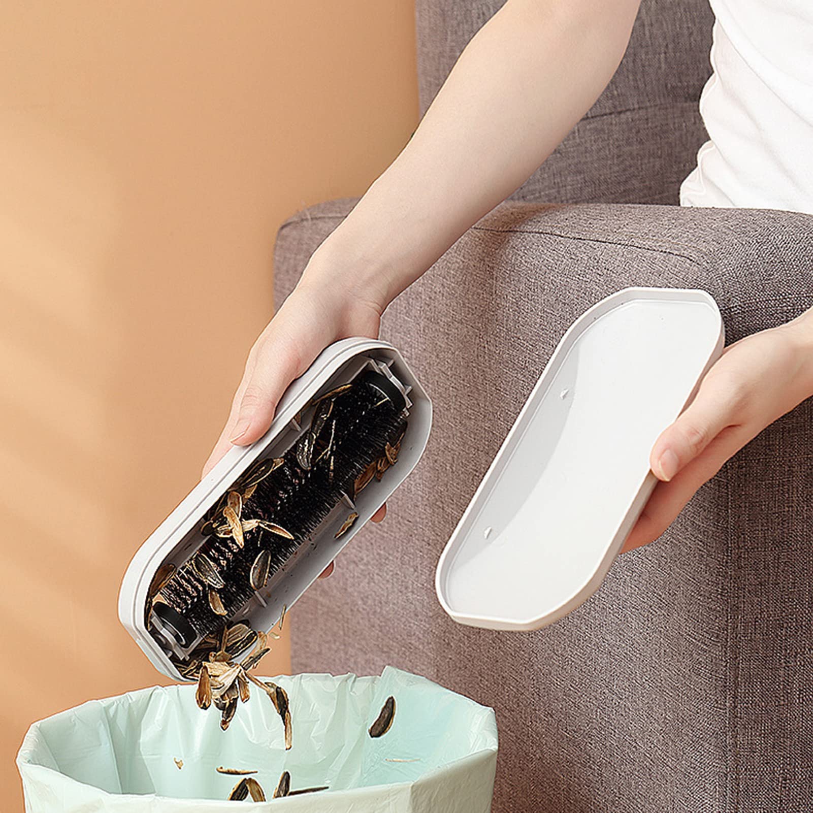Zamiatarka do okruchów stołowych, zamiatarka na stół | Ergonomiczna szczotka do zamiatania konstrukcji, silna dekontaminacja, materiał ABS, wszechstronny dla kelnera, stołu, kuchenki