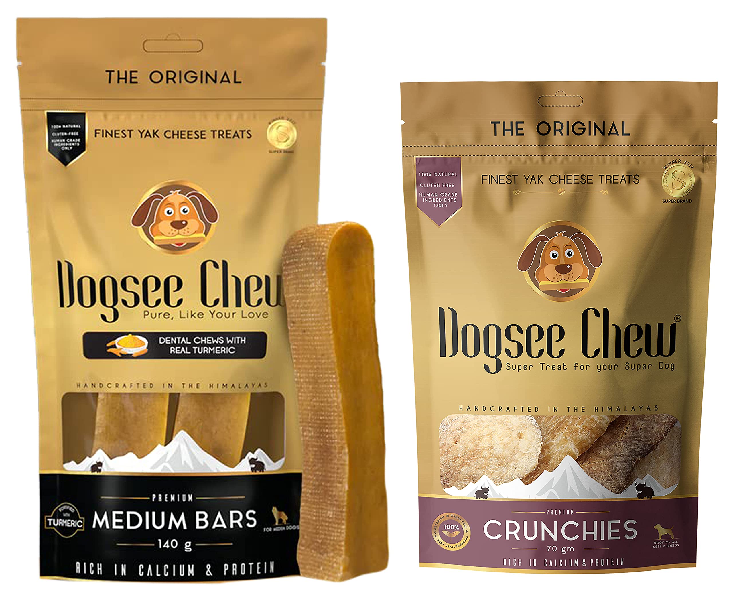 Dogsee Chew 100% Natural Turmeric Cheese Based Dental Chews Medium Bars (140 Gm)&Dogsee Chew Crunchies (70 GMS) (B08BPSMWN8) Amazon Price History, Amazon Price Tracker