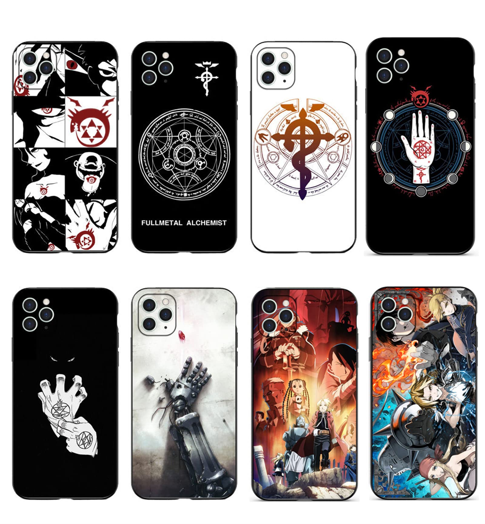 Amazon.co.jp: HESHI 鋼の錬金術師 グッズ スマホケース iPhone用 