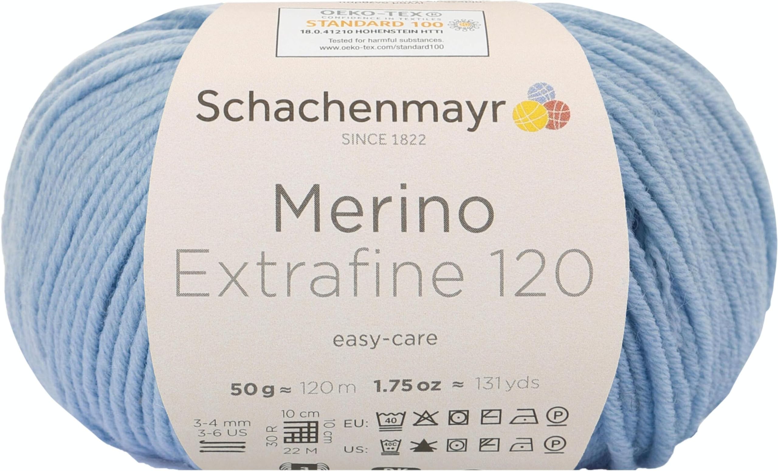 Schachenmayr Merino Extrafine 120 9807552-00152 hellblau Handstrickgarn