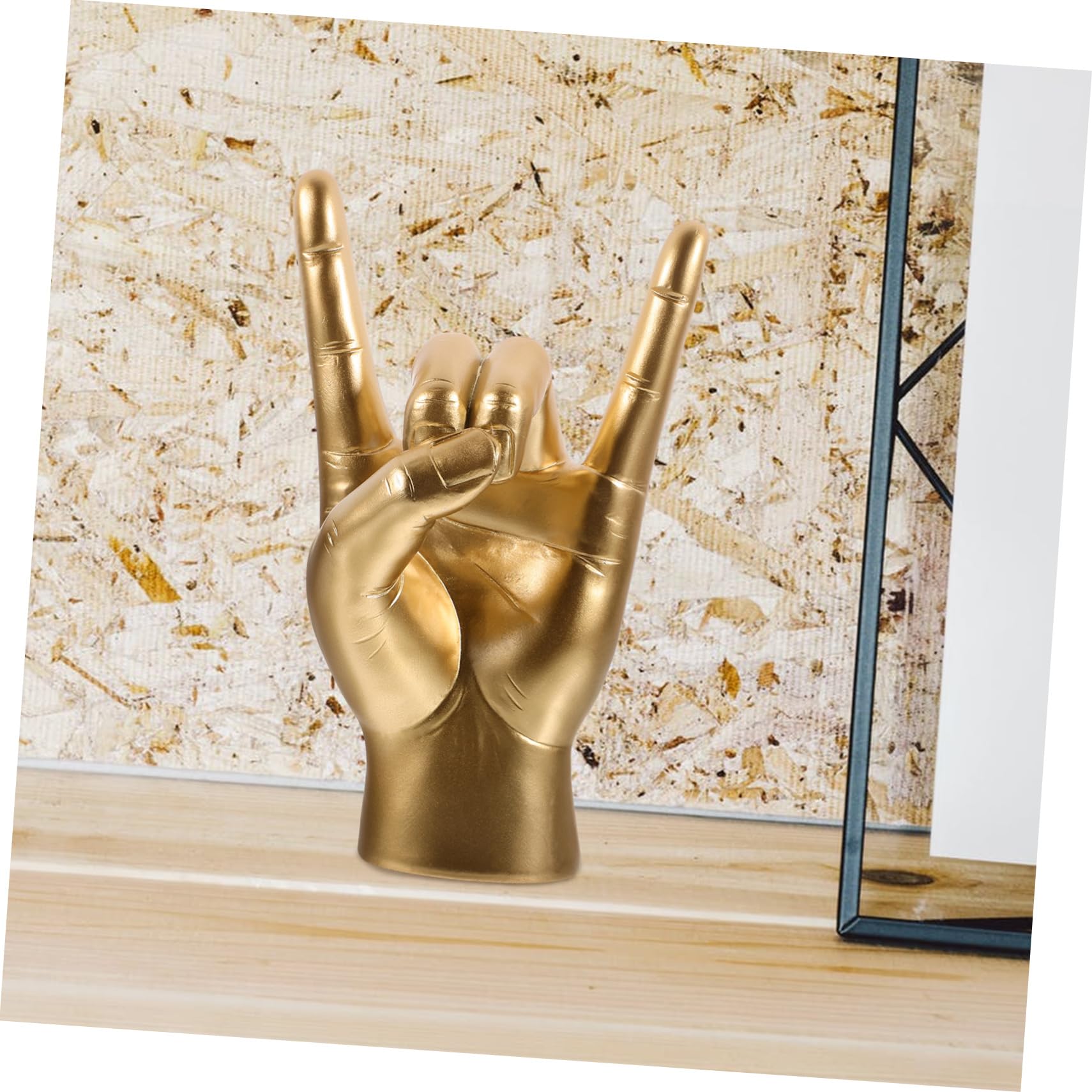 Amosfun 3 Pezzi Musica Rock Gesto Modello Ufficio Decorazione Statua Decorare Decorazioni Per La Casa Stile Nordico Scultura Arredamento Camera Da Letto Casa Rock Gesto Ornamento Dito