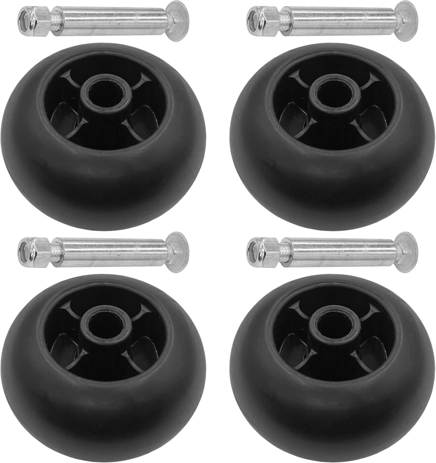 Caltric 60" Deck Anti Scalp Wheel Compatible with Hustler Super S/Super Z 602263 602345 / Qty 4