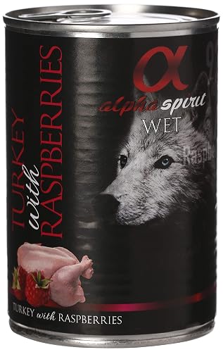 Alpha Spirit Lata Pavo Y Frambuesa) 400 gramos