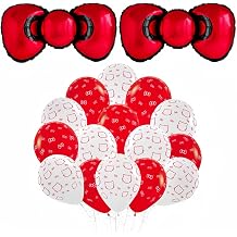 22 PCS Cat Kitty Balloons/Bow Balloons for Girls Kitty Theme Party/Baby Shower Girl Gender Reveal Supplies/Cute Anime Party Decoration/Hello Cat Kawaii Birthday