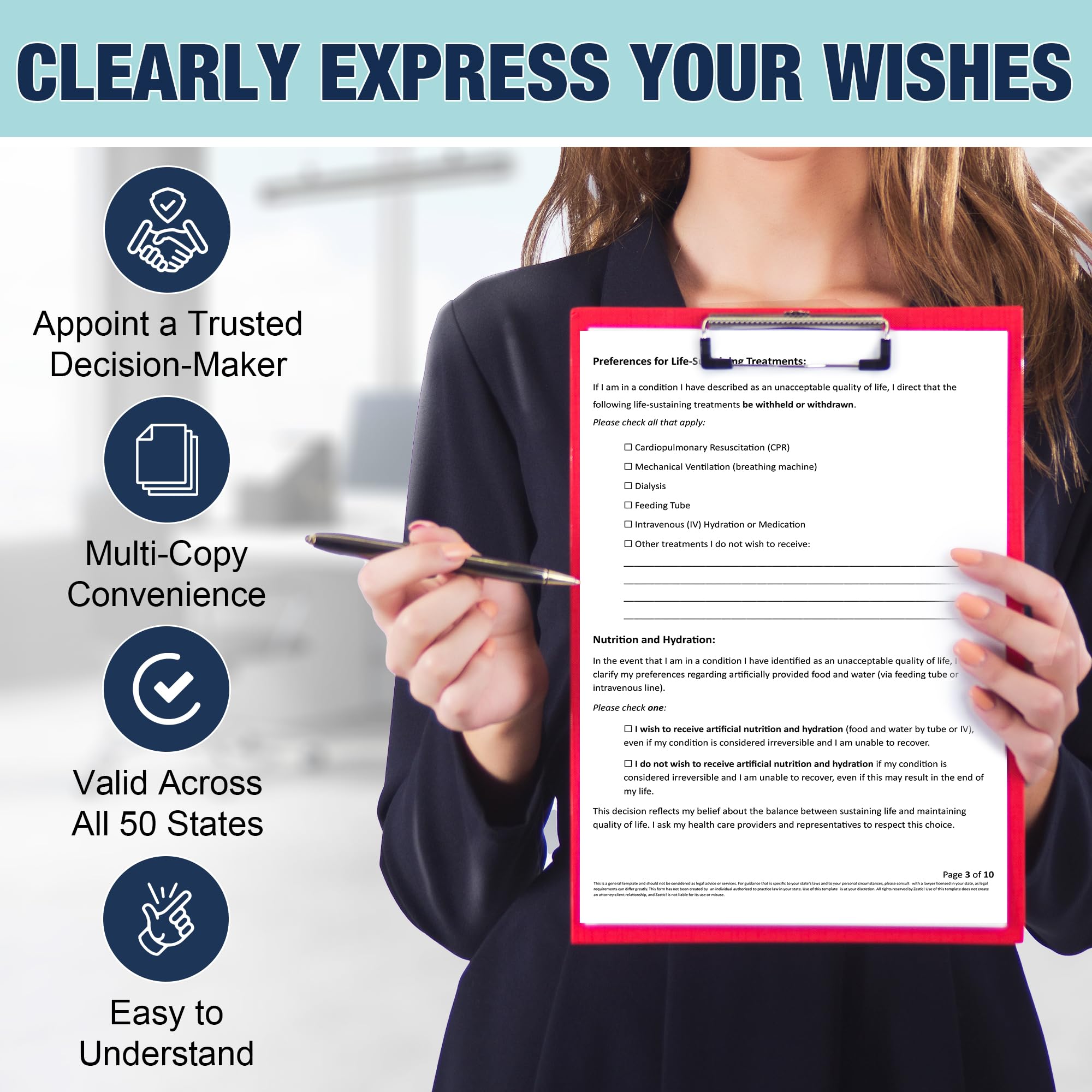 Living Will & Medical Power of Attorney Kit - Plan Your Future -7