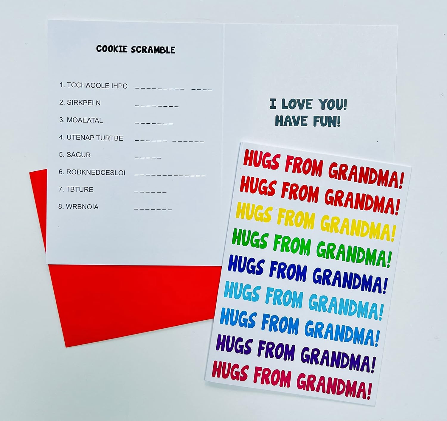 GRANDMA PACK-CAMP GREETING CARDS SET OF 6