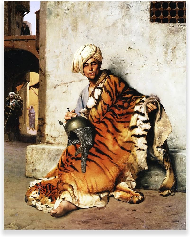 The Carpet Merchant Poster Von Jean Léon Gérôme - Leinwanddruck 30x45 Cm