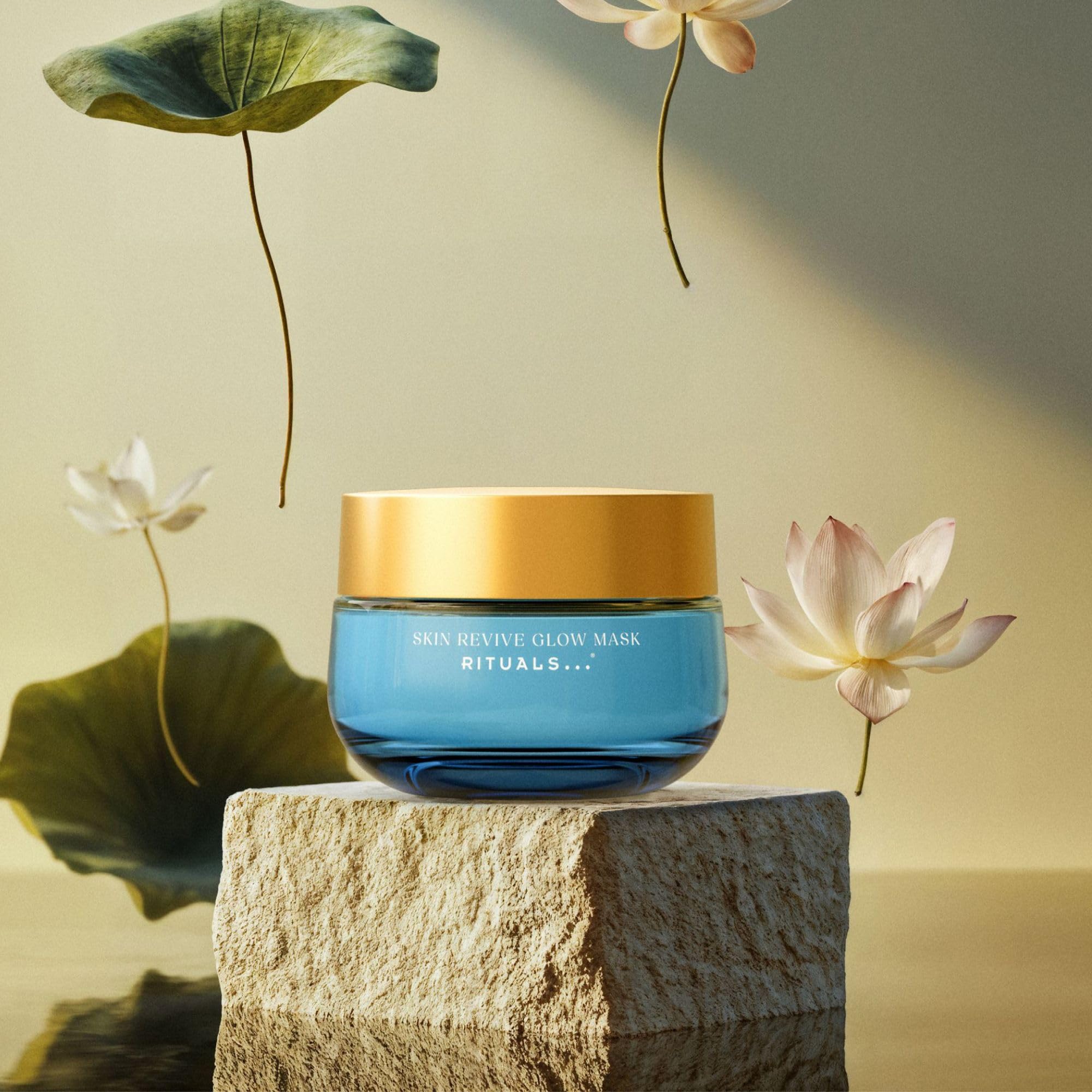 Rituals The Ritual of Seshen Skin Revive Glow Mask, masque crème gel avec aloe vera et cica, hydratant