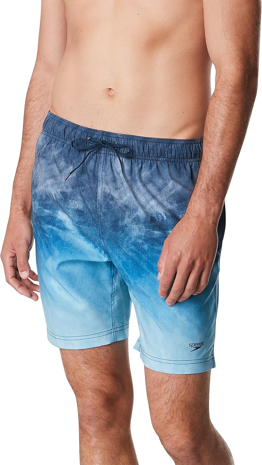 Speedo Mens Swim Trunk Mid Length Redondo Printed