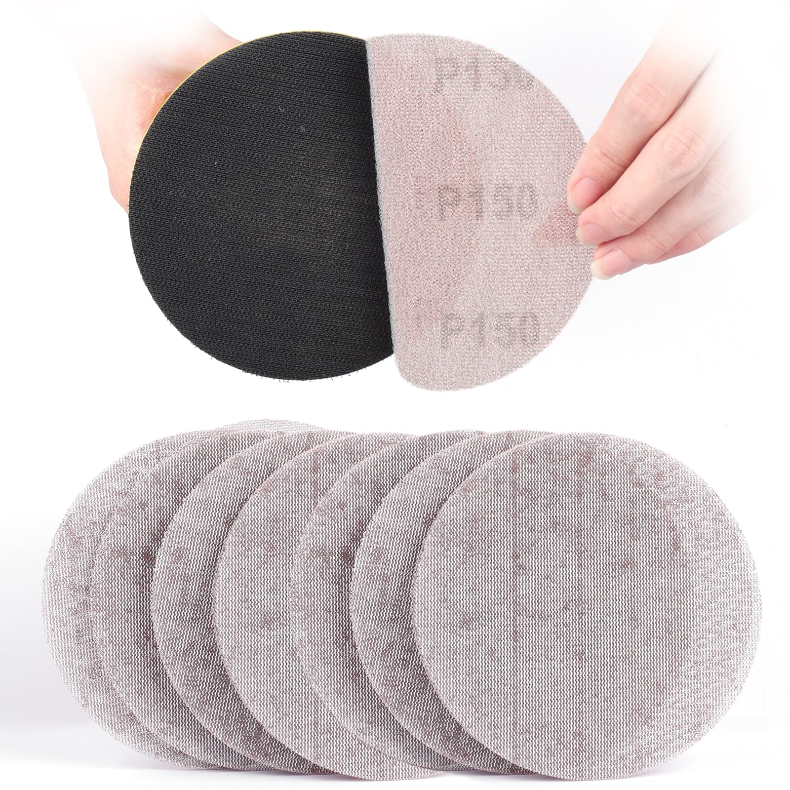 Sruhrak 125mm Mesh Sanding Discs