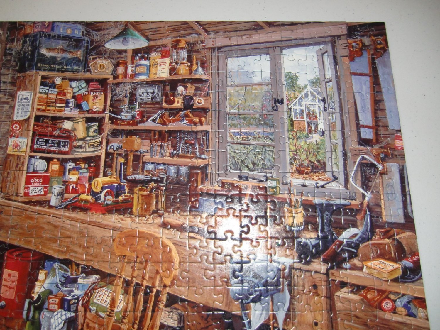 Ravensburger Dad's Shed | 500-Piece Large Format Jigsaw Puzzle | Unique Softclick Technology | Ideal for Adults and Kids - Image 9