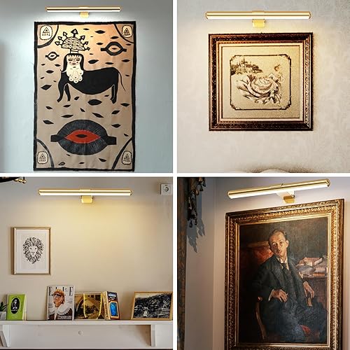 Miniatura 3 de Swatia Las luces LED de imagen tienen una disminución de 16 pulgadas, iluminación de pared totalmente metálica, se pueden cargar luces de retrato de