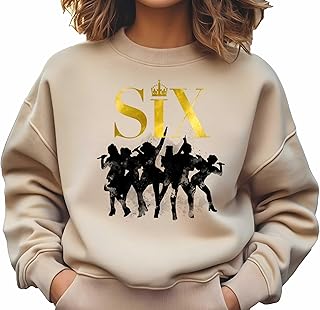 Six The Musical Sweatshirt – Broadway Musical Hoodie, Theatre Fan Apparel, Six Queens Merch, Comfortable Unisex Fit, Perfect Gift for Broadway & Musical Lovers - Buy now