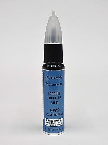 TOYOTA OEM 00258-008W9-21 Pintura de retoque de llama azul (0.5 onzas líquidas, 0.5 fl oz)