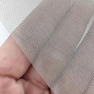 Stainless Steel Mesh Screen #60Mesh -Size:15.7"x47.2"(40x120cm) SS304 Wire Mesh Screen, for Vent,Cage,Garden, Window Screen, Filter Mesh, DIY Mesh