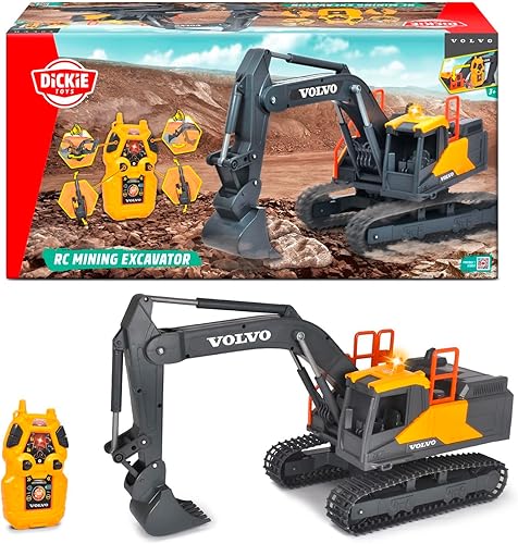 DICKIE TOYS - Exavador de construcción RC Volvo de 24"