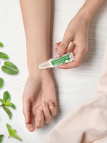 Miniatura 6 de Horbaach - Mezcla de aceite esencial de lavanda, 0.33 onzas líquidas (paquete de 2)  Rodillo para la piel  por Horbaach