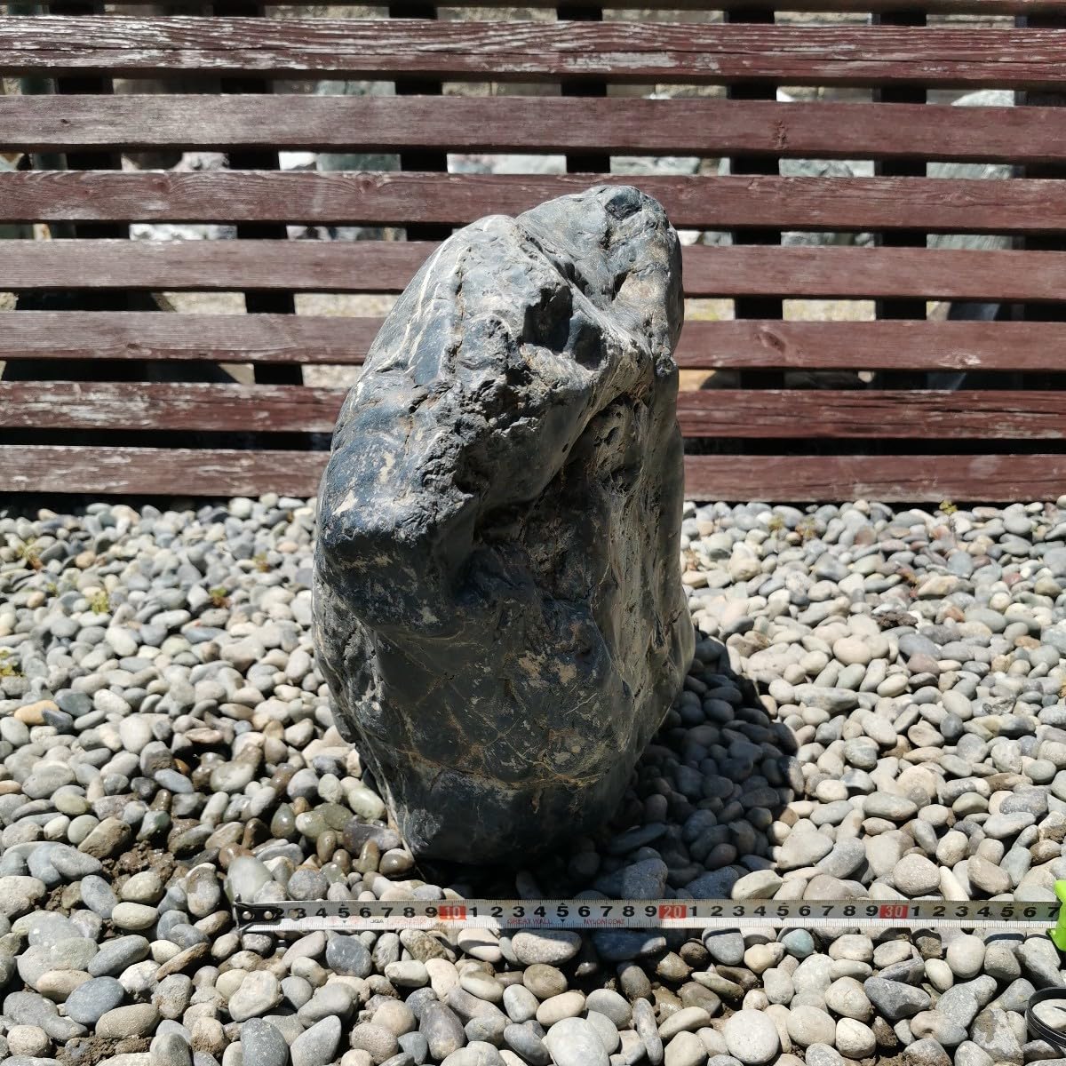 自然石13.9キロ 庭石鑑賞石石盆石水石灯籠庭坪庭盆栽置物