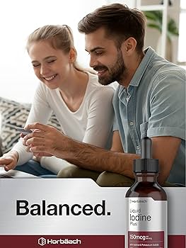 Amazon.com: Horbäach Iodine Liquid Drops | 2 fl oz | 150 mcg