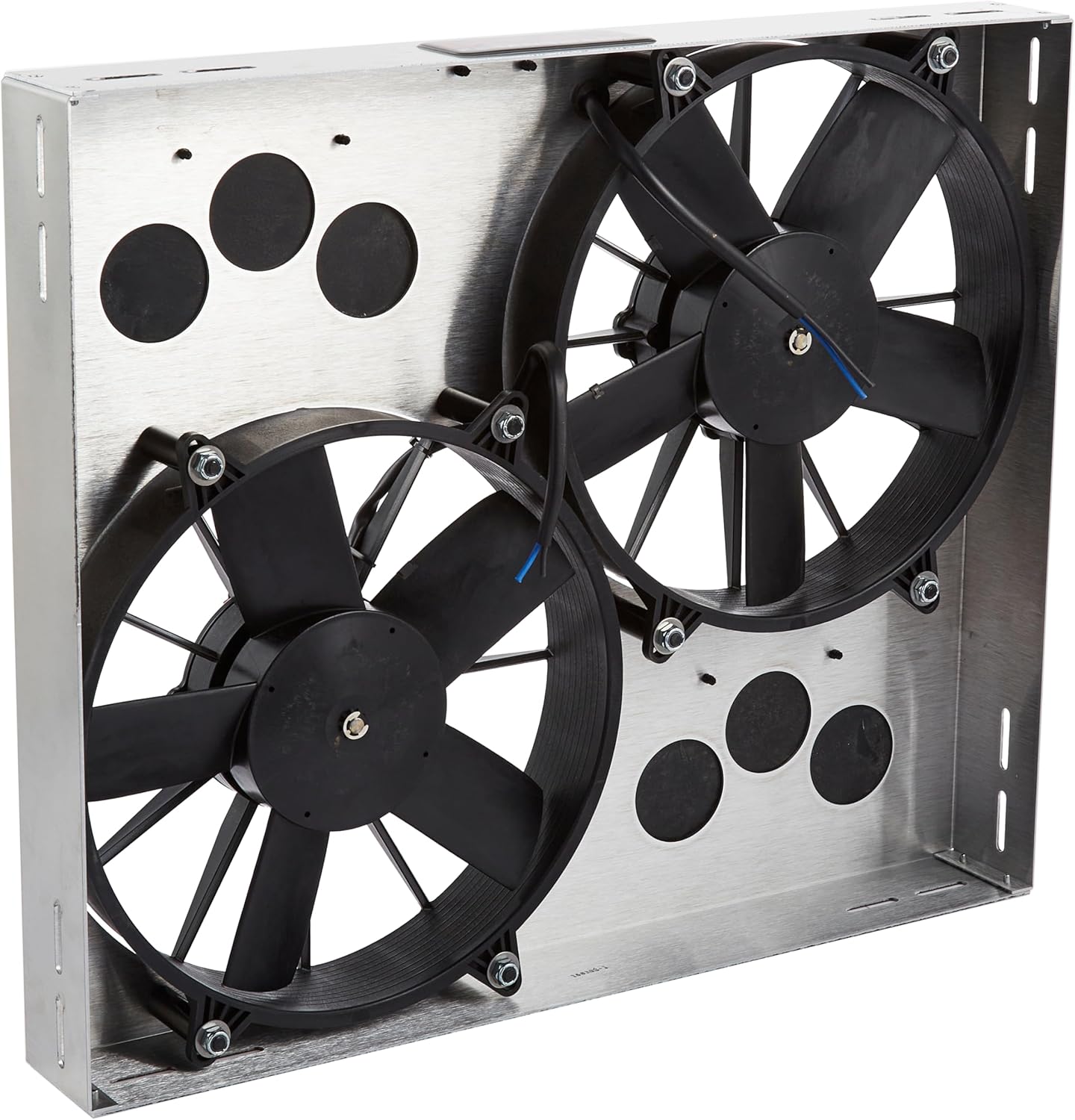 Derale Performance 16830 Gray/Black High Output Dual Radiator Fan