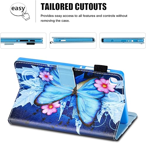 Miniatura 3 de Funda para Galaxy Tab A7 Lite 8.7 versión 2021 (SM-T220  T225), Dteck - Funda delgada de poliuretano para tablet Dteck a prueba de golpes, carcasa