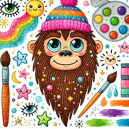 Bigfoot Coloring Pages & Painting Games, Cryptids and Mysteries, Teen Coloring