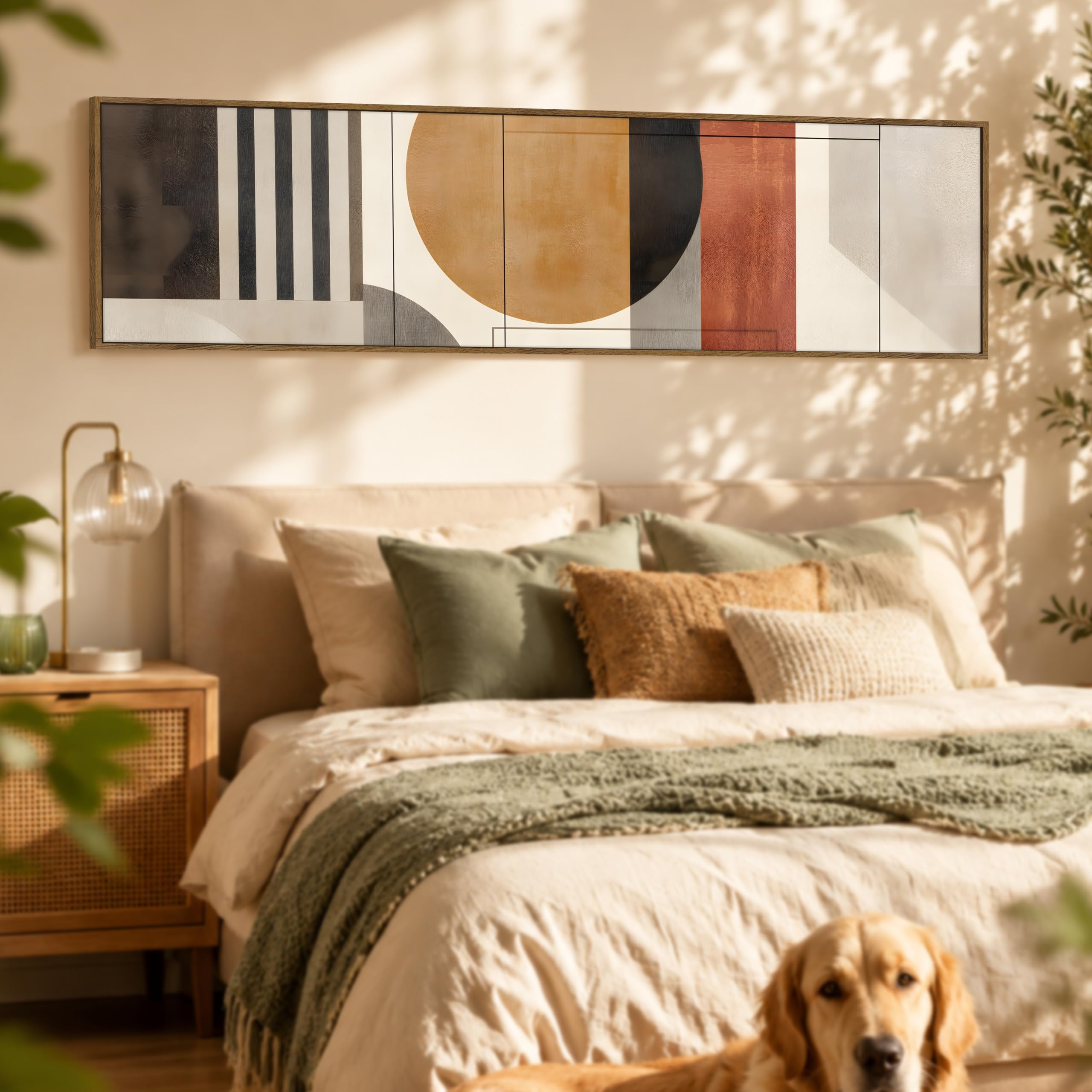 Abstract Geometric Circle Canvas Art -8