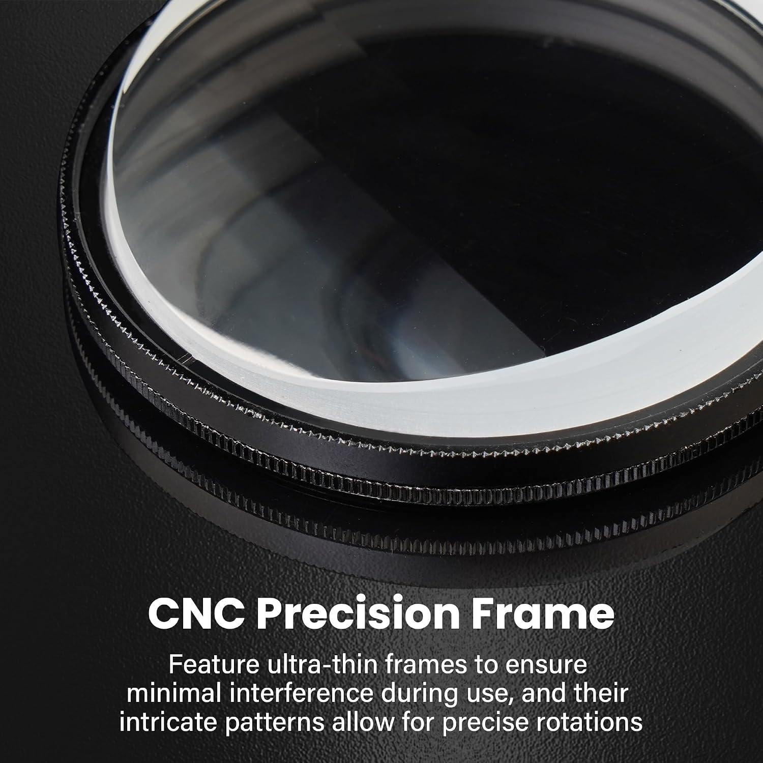 Walking Way 49mm Split Speed Filter, Unilateral Motion Blur | Unilateral Motion Blur Ghost Effect, Rotatable for Music Videos, Commercials & Creative Portraits with Pouch, Cloth