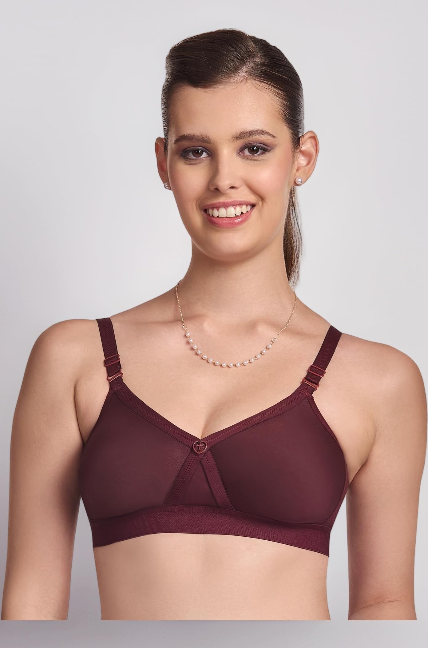 TRYLO Women's Cotton Solid Regular Fit Bra