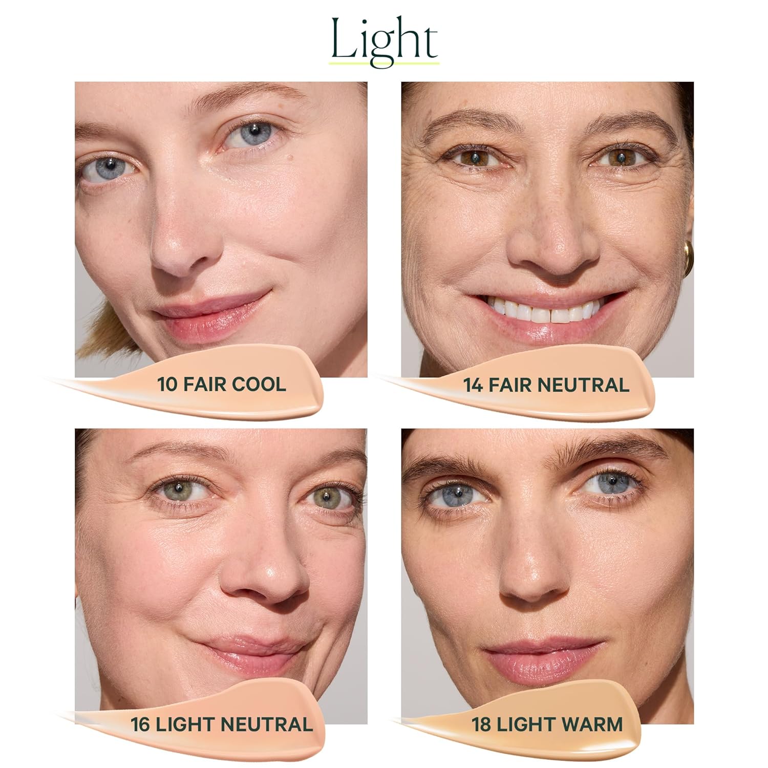 Well People Skinforia Serum Foundation, Lightweight Tinted Formula Hydrates, Smooths, and Evens Skin Tone with Birch Sap and Mushroom Complex, Long-Lasting, Natural Finish, 14 Fair Neutral - Image 4