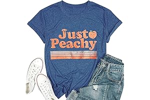 Womens Graphic Tees - Vintage Style Casual Summer Short Sleeve T Shirts Tops