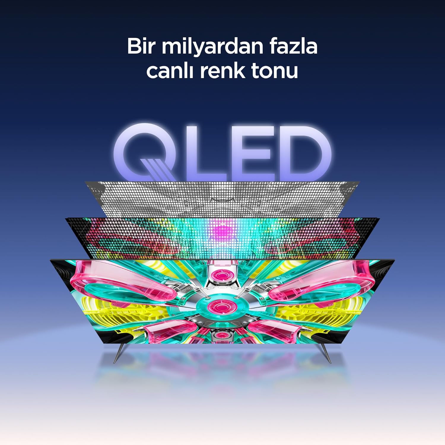 QLED display layers