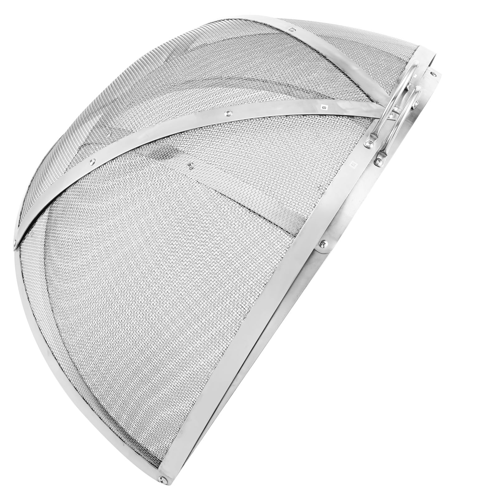 VEVOR Parachispas para Brasero 1016mm Alambrera de Brasero de Acero Inoxidable Rejilla de Protección contra Chispas de Fuego Protector de Chispas de Apertura Fácil con Accesorios para Hogueras, Jardín