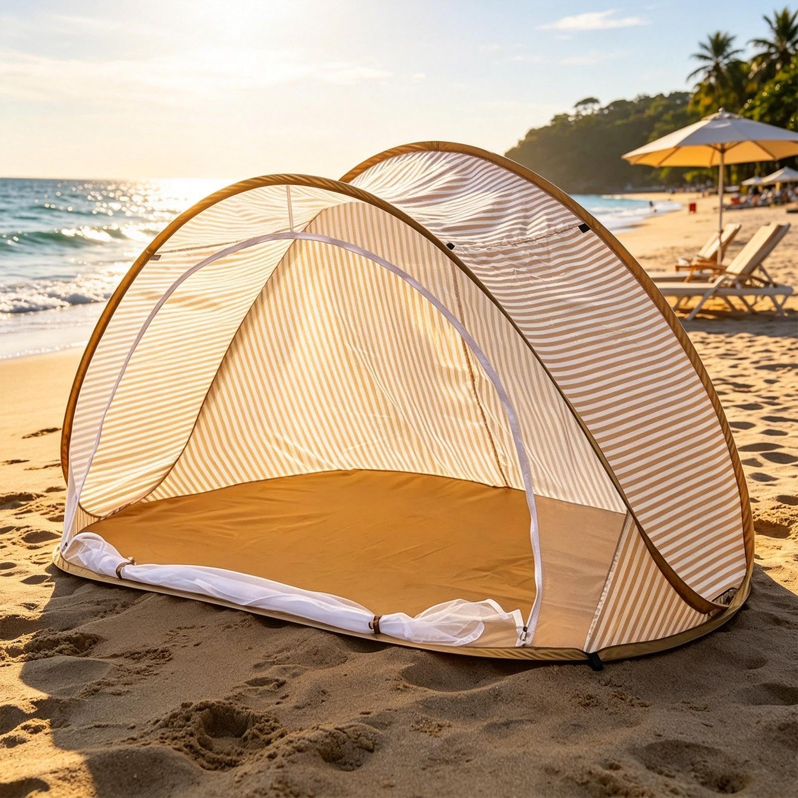 Tenda da Spiaggia per Bambini Leggero Traspirante Montaggio Facile | Tenda Esterna per Bambini per Famiglia Bambini Viaggi Campeggio Outdoor Picnic Giardino Sport Cane