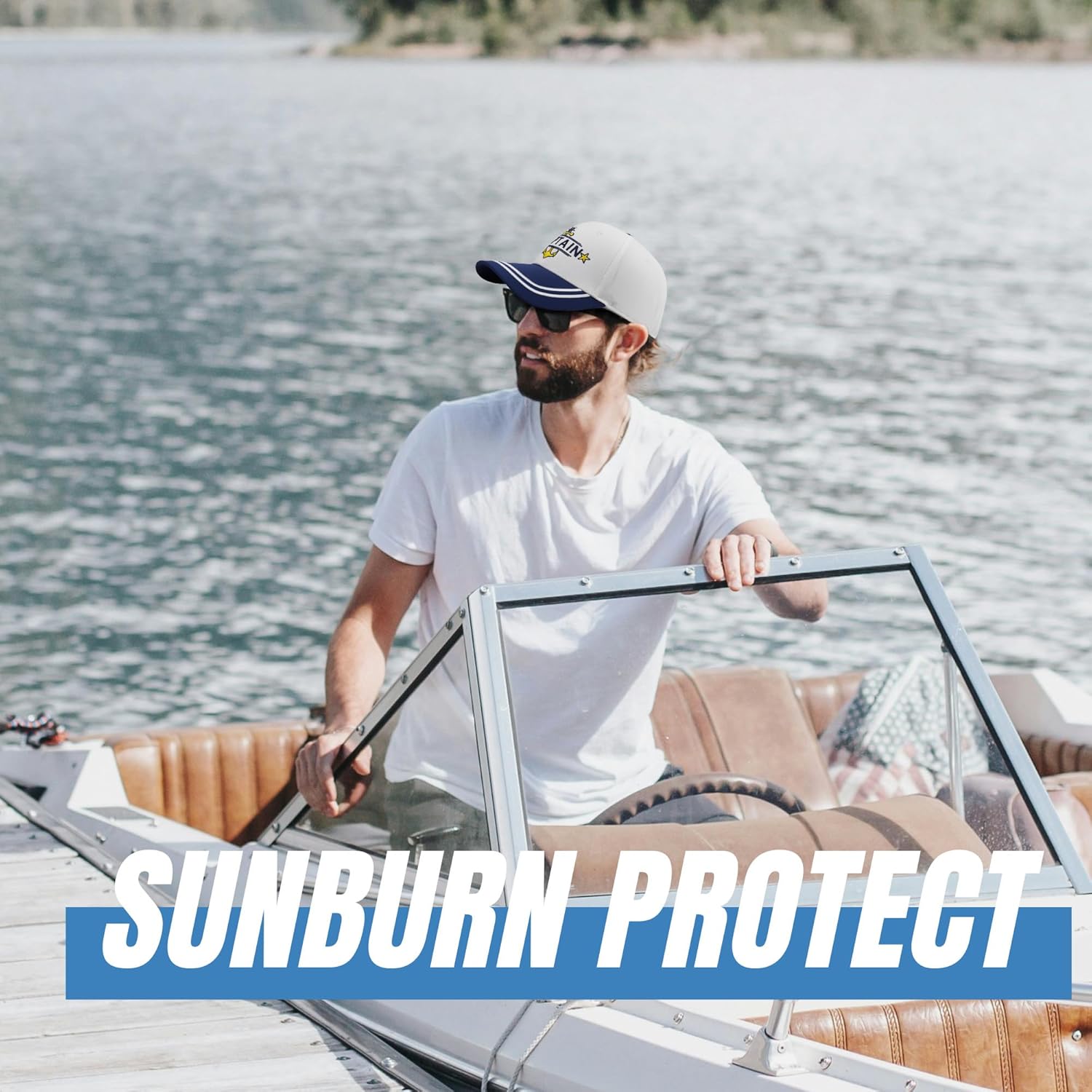 Captain Hat for Men Women,Cool Boat Gifts for Boat Owners,Boating Gifts Accessories for Dad - Image 5