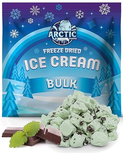 Miniatura 115 de Arctic Farms Brocas de helado liofilizadas empaquetadas y en caja, no se derrite (mezcla napolitana, 2.5 onzas)