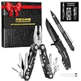 Multitool Gift Set for Men Dad Him, 3-in-1 EDC Survival Kit with 14 in1 Multi-Pliers, Pocket Knife & Tactical Pen | Premium Military-Grade Multi Tools for Camping, Car, Father’s Day, Dad Gifts