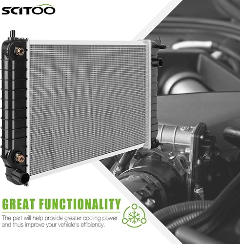 Miniatura 2 de SCITOO Radiador 1531 apto para Chevrolet 1994-2003 para S10 2.2L 1994-2003 para GMC para Sonoma 2.2L