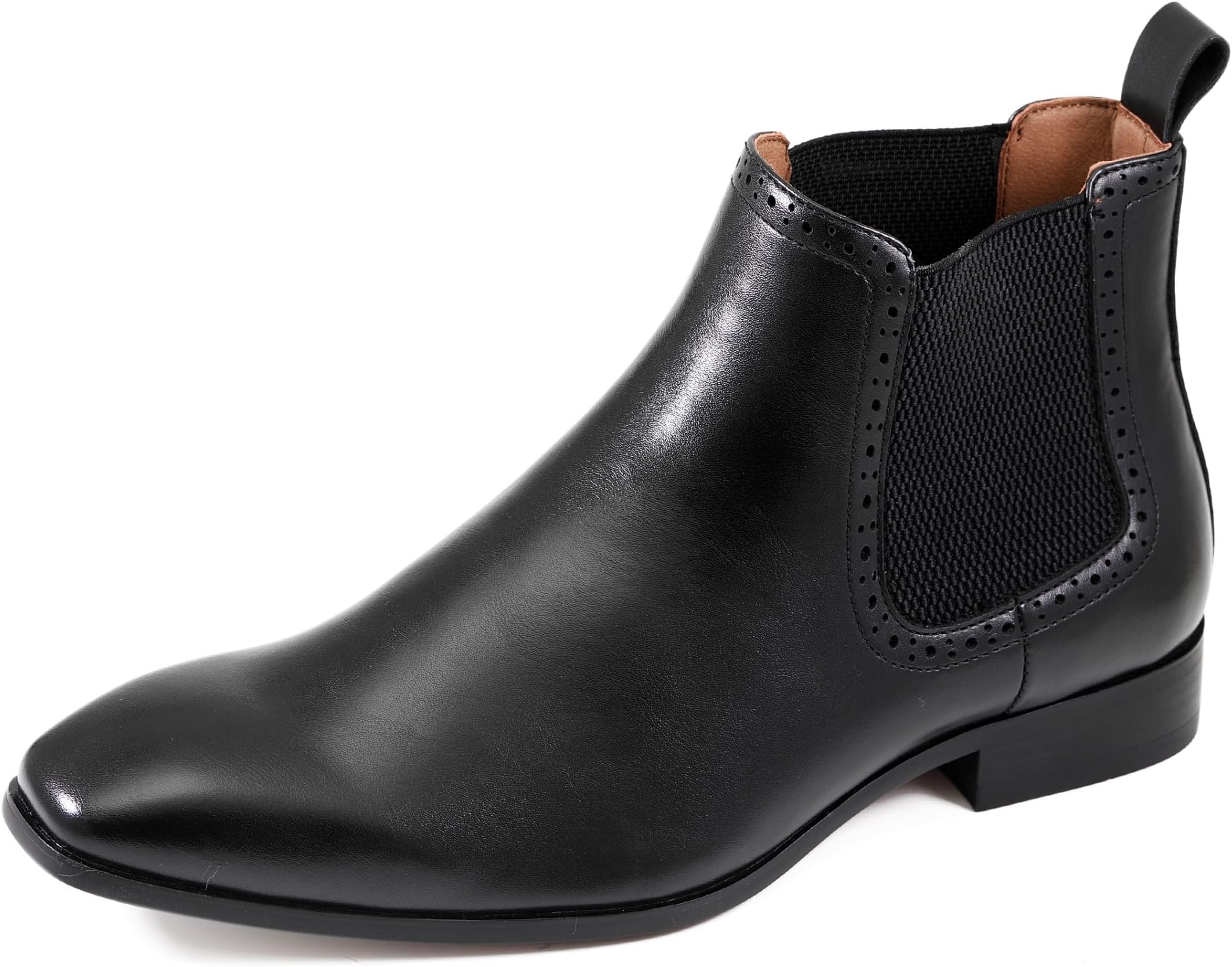 Rancho - Men's Western Boots, Designer Cowboy Boots for Men, Manmade Leather - Wingtip High Rise Boots