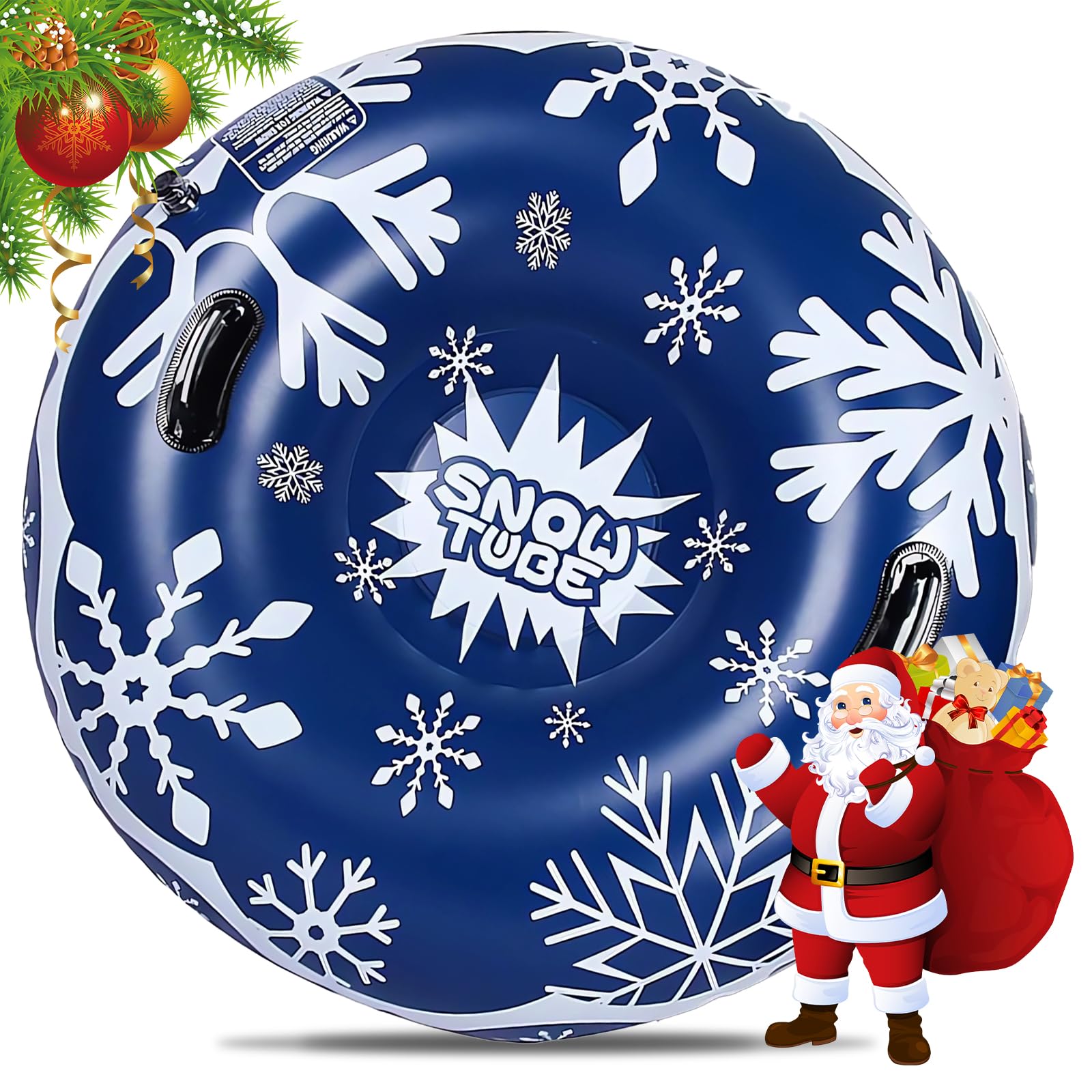 Tubi Da Neve Gonfiabili JOYIN - 2 Slittini Da 86cm Per Bambini E Adulti - Foto 9