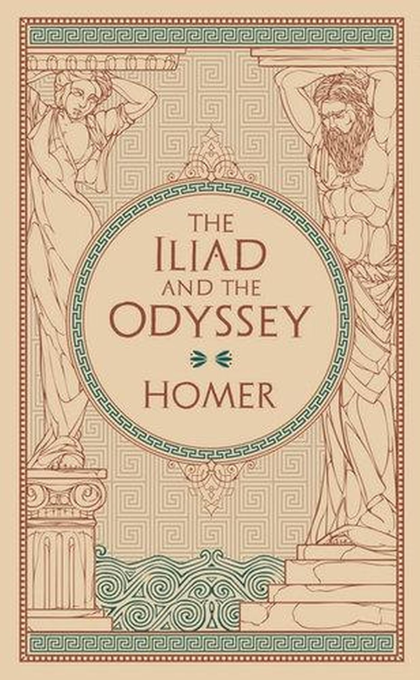 Homer Unisex White The Iliad & The Odyssey (Barnes & Noble Collectible Editions) In