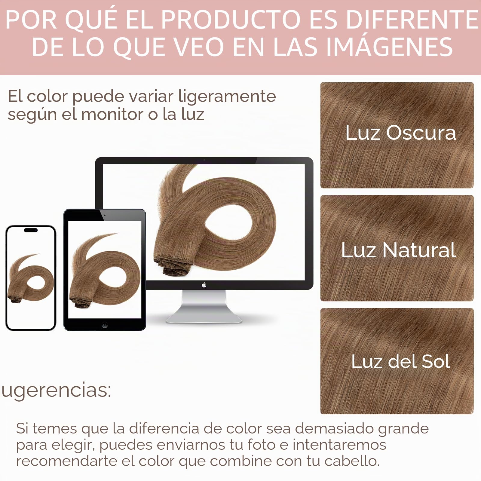 Silk-co Extensiones de Clip de Pelo Natural [8pcs 18 Clips] Cabello Humano 100% Remy Lisas Postizos Pelucas para Mujer Lisos Rectos 50cm(70g) 12P613# Marrón Dorado y Blanqueador Oscuro