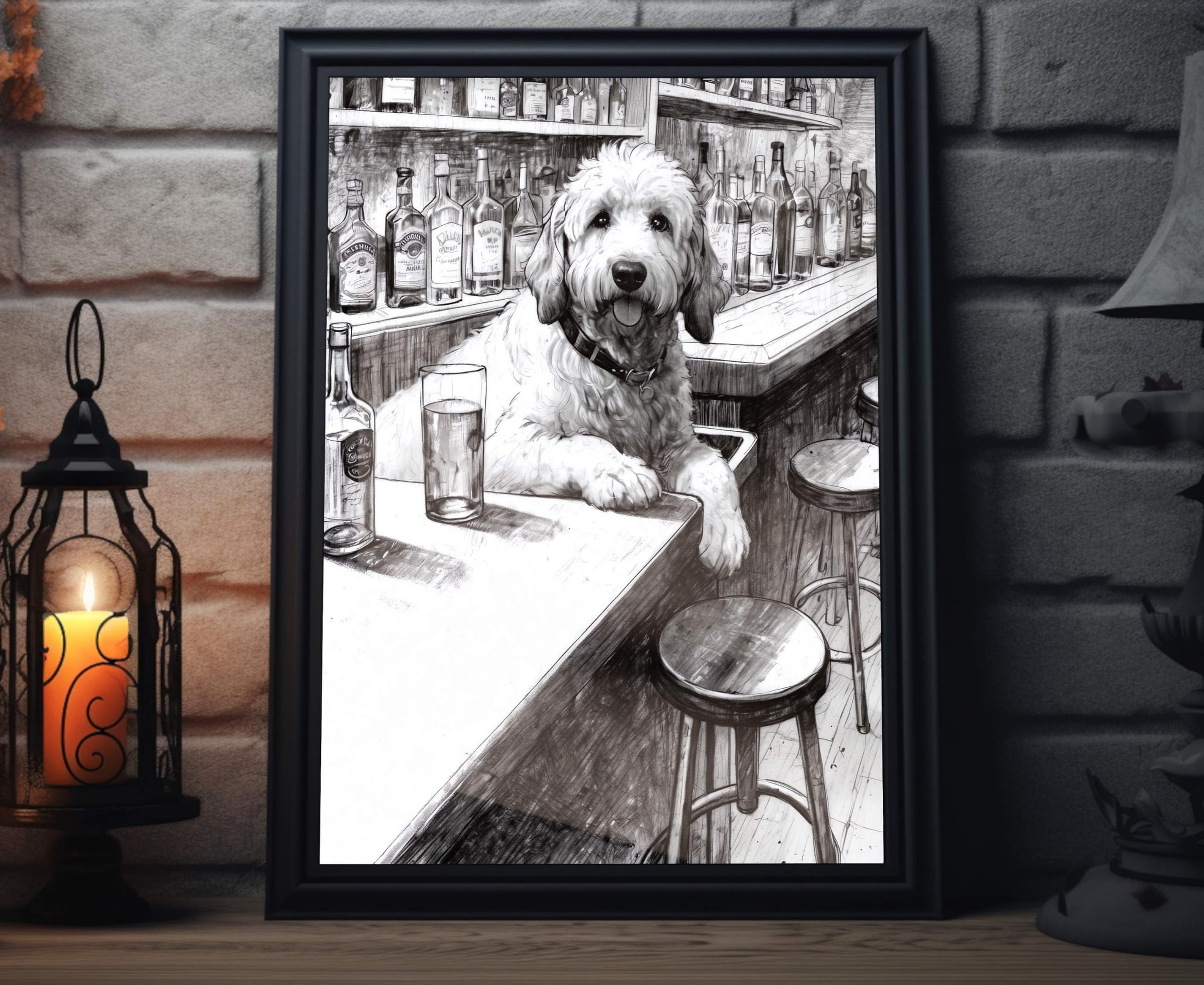 Divertente decorazione per il bagno vintage per bagno e vasca da bagno, targa in metallo con scritta Golden Retrieve, regalo per gli amanti dei cani, per donne, uomini, sala da pranzo, casa