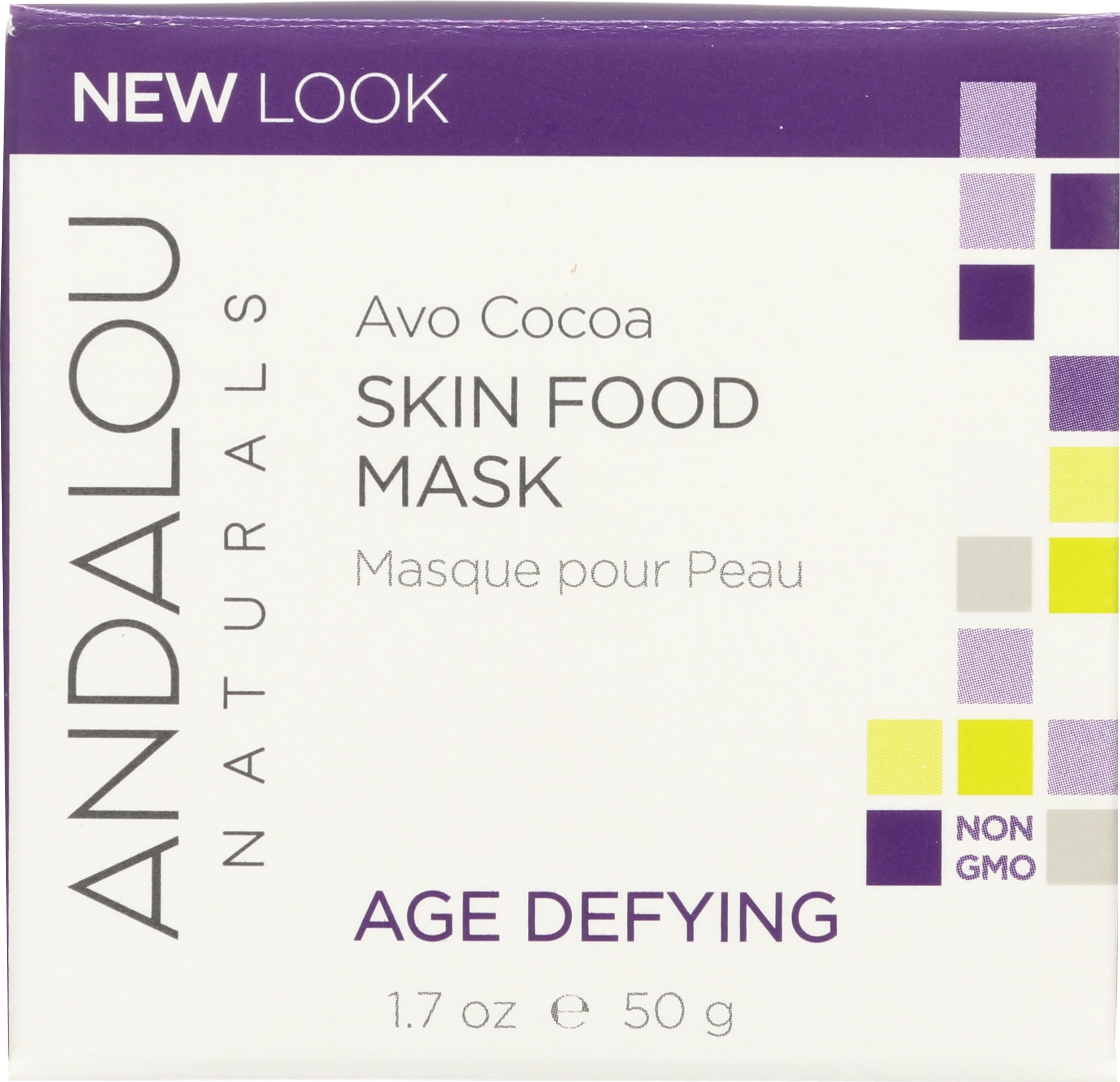 Andalou Naturals Avo Cocoa Skin Food Mask, 1.7 Ounce