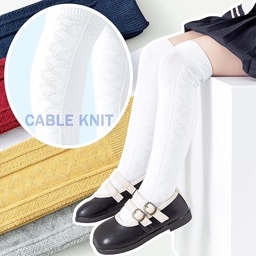 Miniatura 3 de Mini angel Calcetines hasta la rodilla para bebé, 35 pares, calcetines hasta la rodilla, calcetines de algodón sin costuras, calcetines de tubo