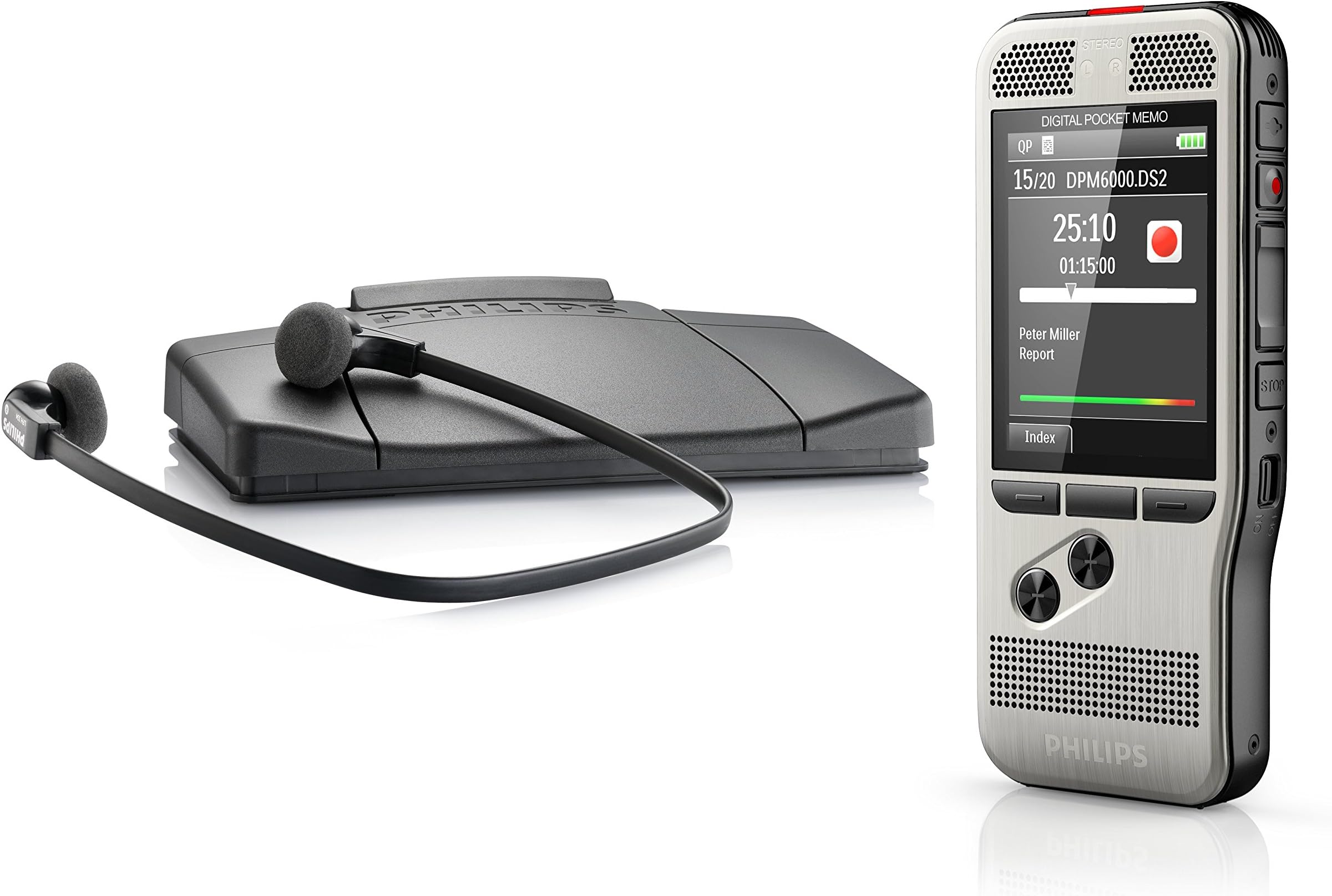 DPM6700 Pocket Memo Dictation and Transcription Set