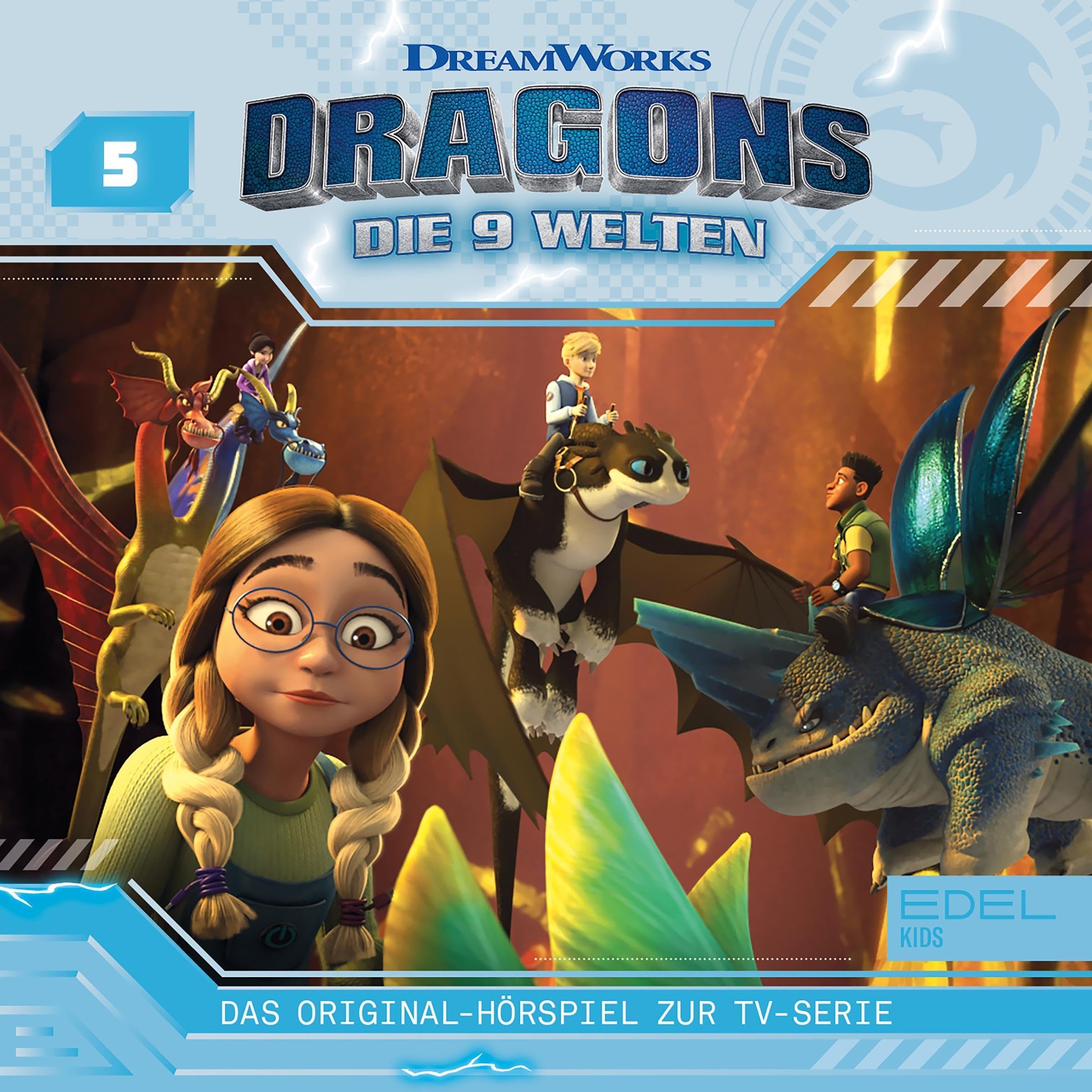 Cover art for Die untoten Drachen / Der Waldbrand. Das Original-Hörspiel zur TV-Serie