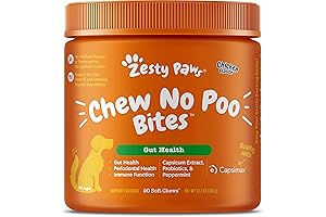 Zesty Paws No-Poo Chews for Happy Dogs