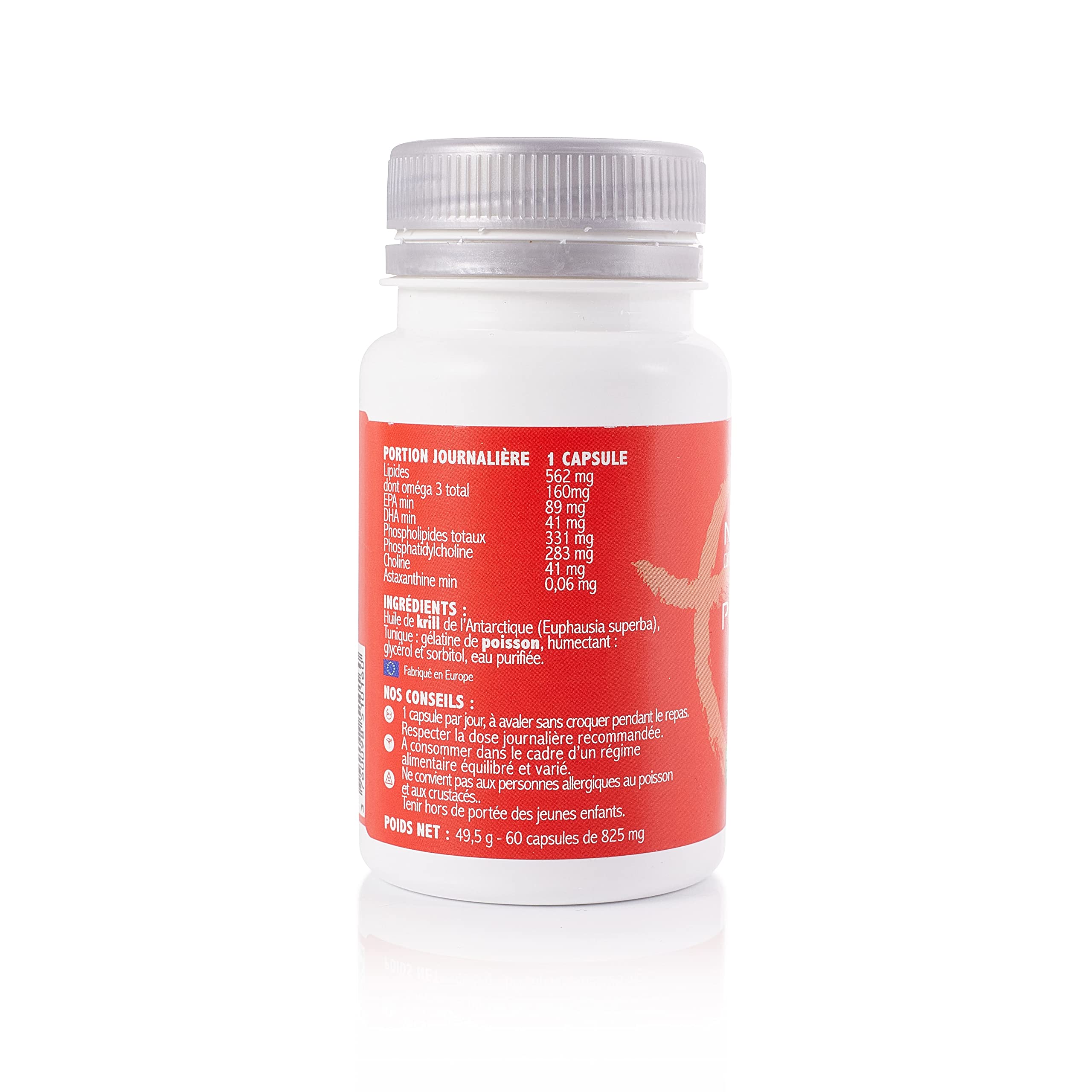 KRILL - Complément Alimentaire - Superba Boost - Oméga 3 et EPA/DHA - Huile de Krill Pure - 60 capsules