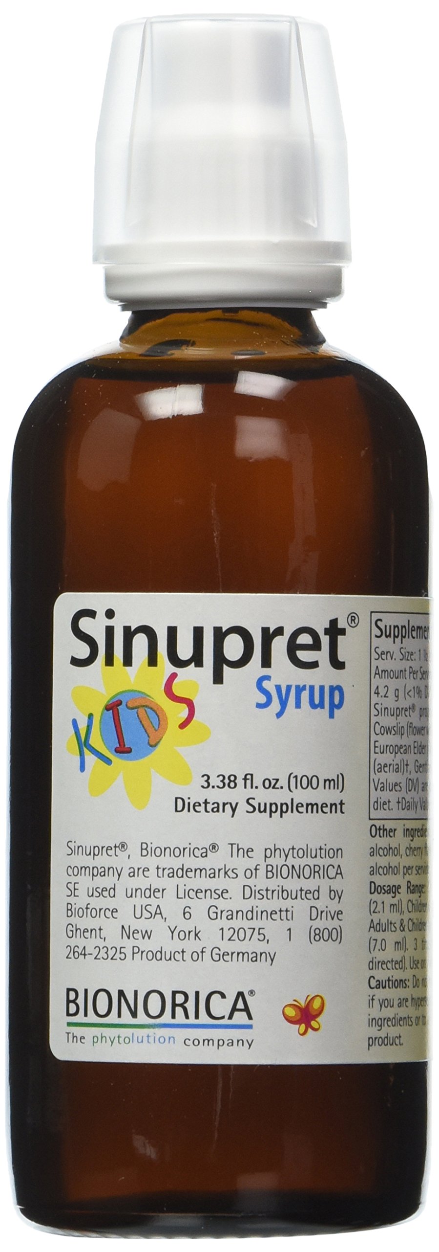 Sinupret Syrup for Kids, 3.38oz